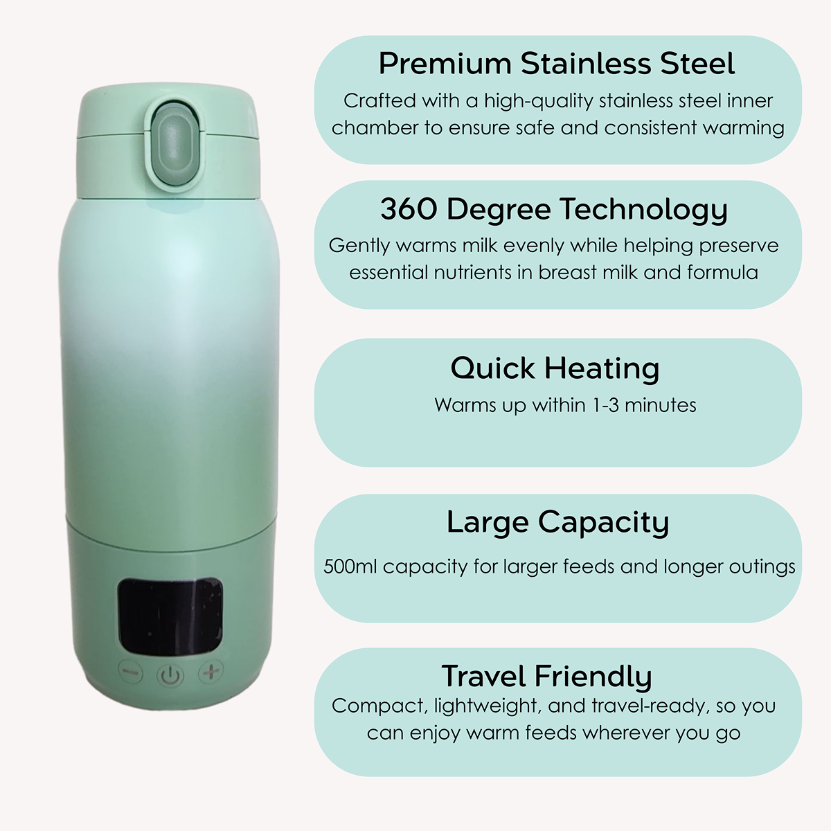 Heat & Go - Milk Warmer